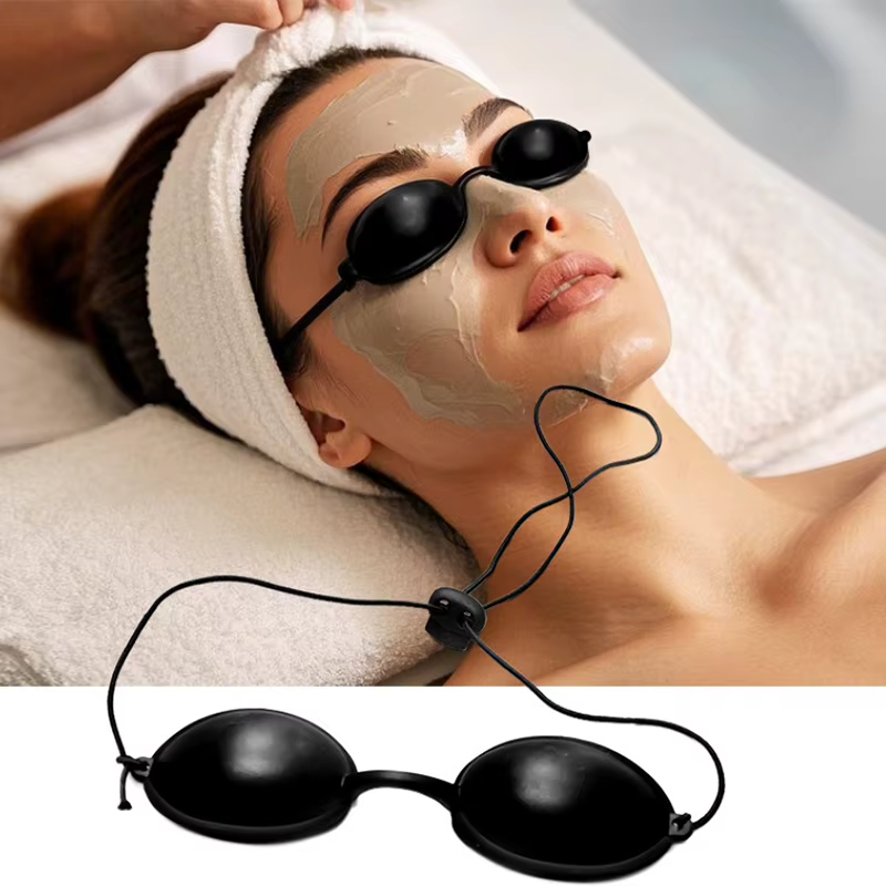 Lunettes de protection oculaire en silicone souple pour laser IPL