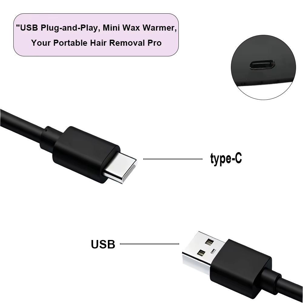 Mini Machine à chauffer la cire USB