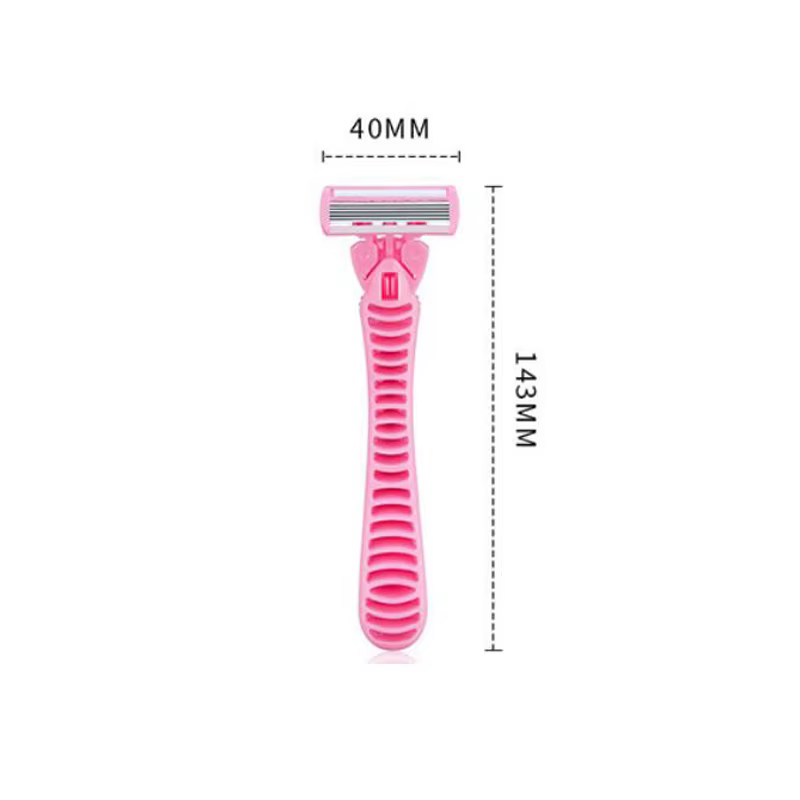 Rasoir pour femmes lame à 6 couches jambe cheveux aisselles couteau de rasage lames à 6