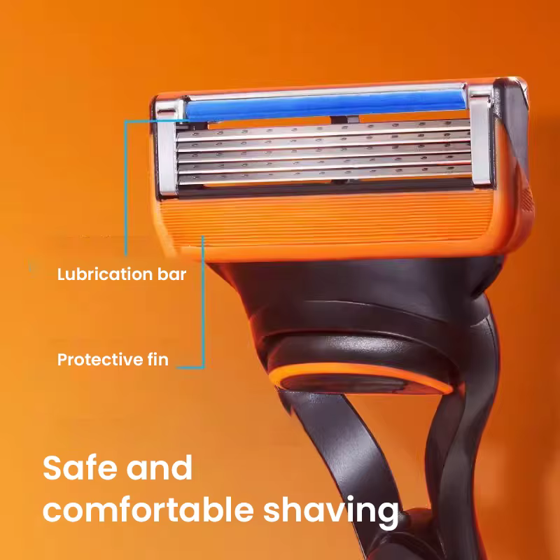 Gillette Razor Fusion 5 ProGlide rasoir avec 1 support magnétique 1 poignée 2/4/5 tête de rasoir de rechange Machine à raser manuelle de sécurité
