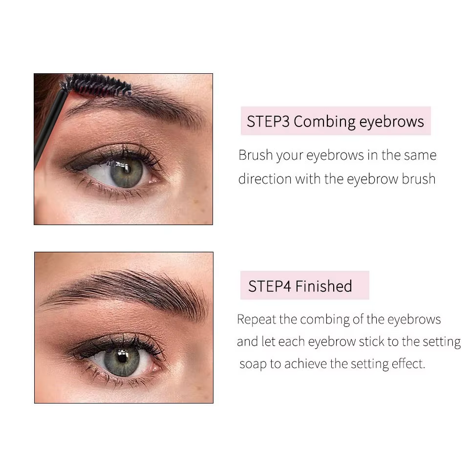 Gel fixateur de cire coiffante pour sourcils