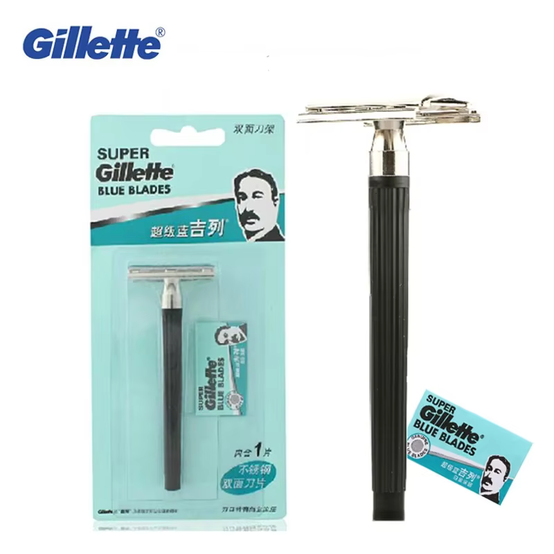 Gillette Super bleu rasoir sécurité manuel