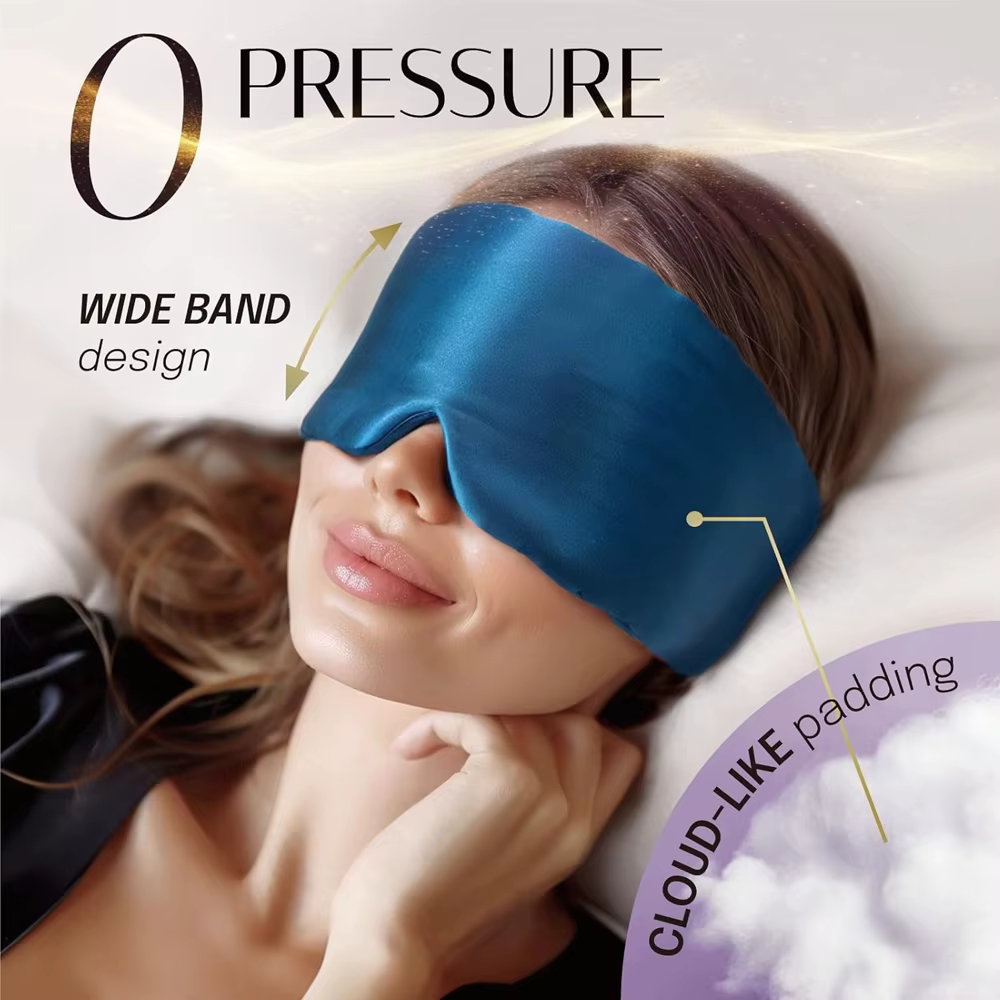 Masque de sommeil en soie