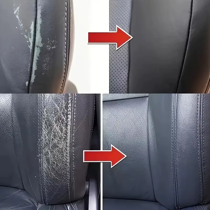 Rénovateur Plastique Voiture Effet Noir Brillant – Agent de Nettoyage et Rénovation pour Intérieur Cuir et Panneaux Auto – Cire Protectrice et Polissante pour Voiture