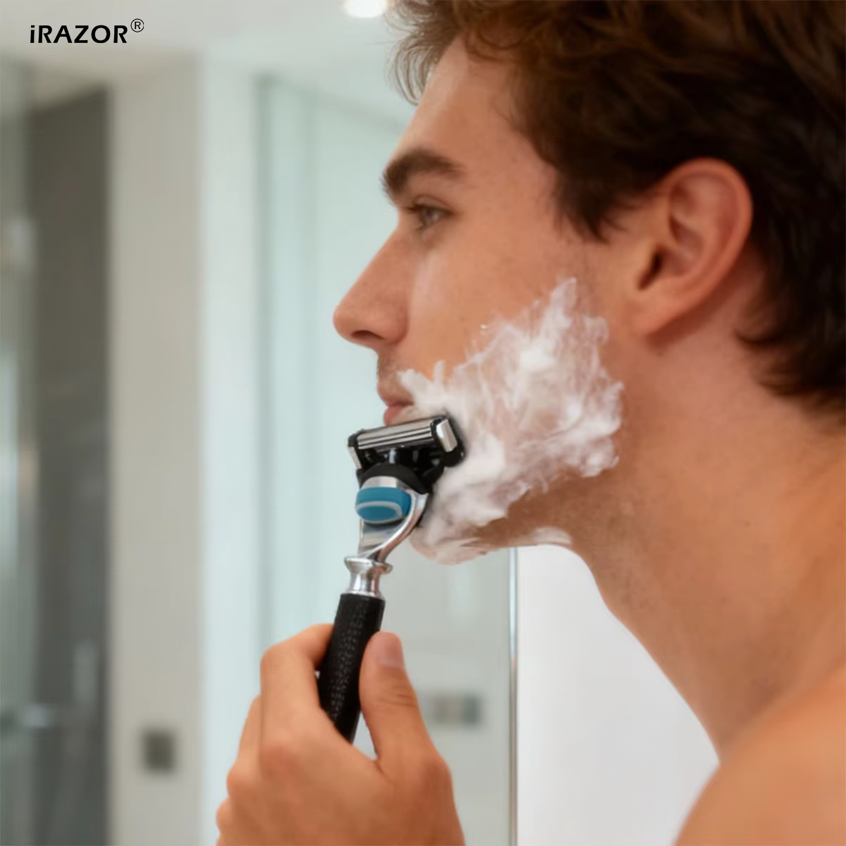 IRAZOR Premium 5 lames Fusion sécurité rasoir manuel