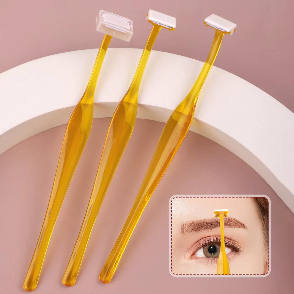 3 ensembles de rasoirs à sourcils