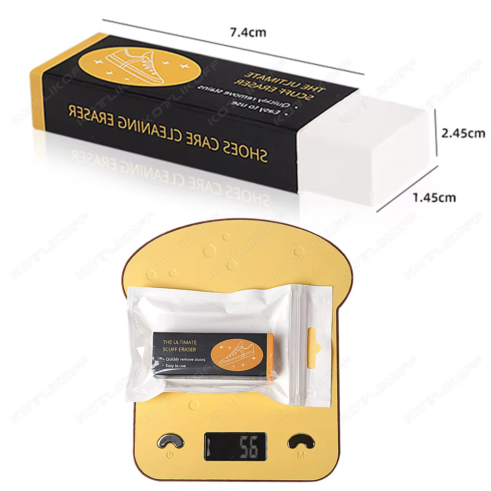 Gomme de nettoyage en daim, peau de mouton, cuir mat et tissu en cuir, Kit de soins pour chaussures, nettoyant pour cuir, baskets