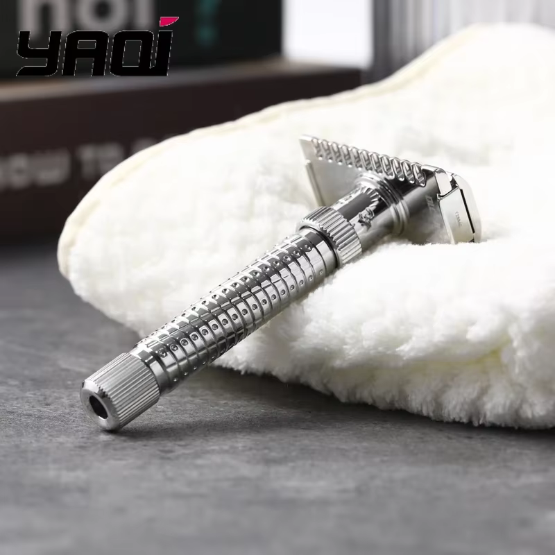 Yaqi Ultima – rasoir de sécurité réglable en acier inoxydable pour hommes