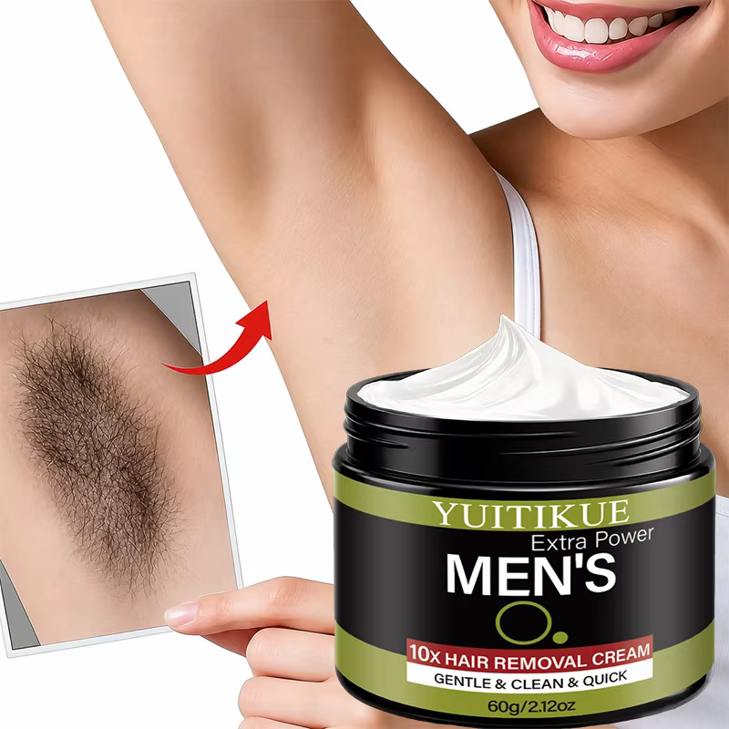 Crème dépilatoire douce 10X pour homme
