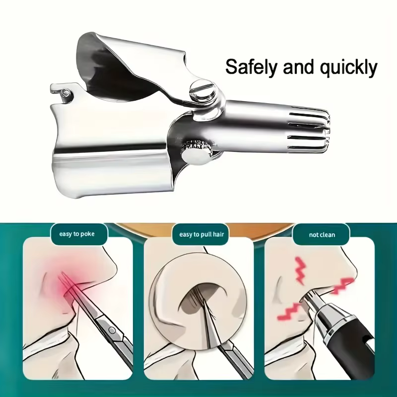 Tondeuse manuelle pour poils du nez