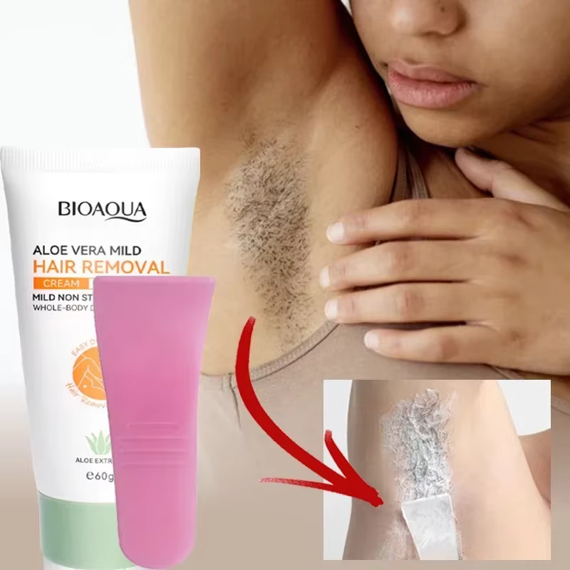 Crème d'épilation permanente épilateur
