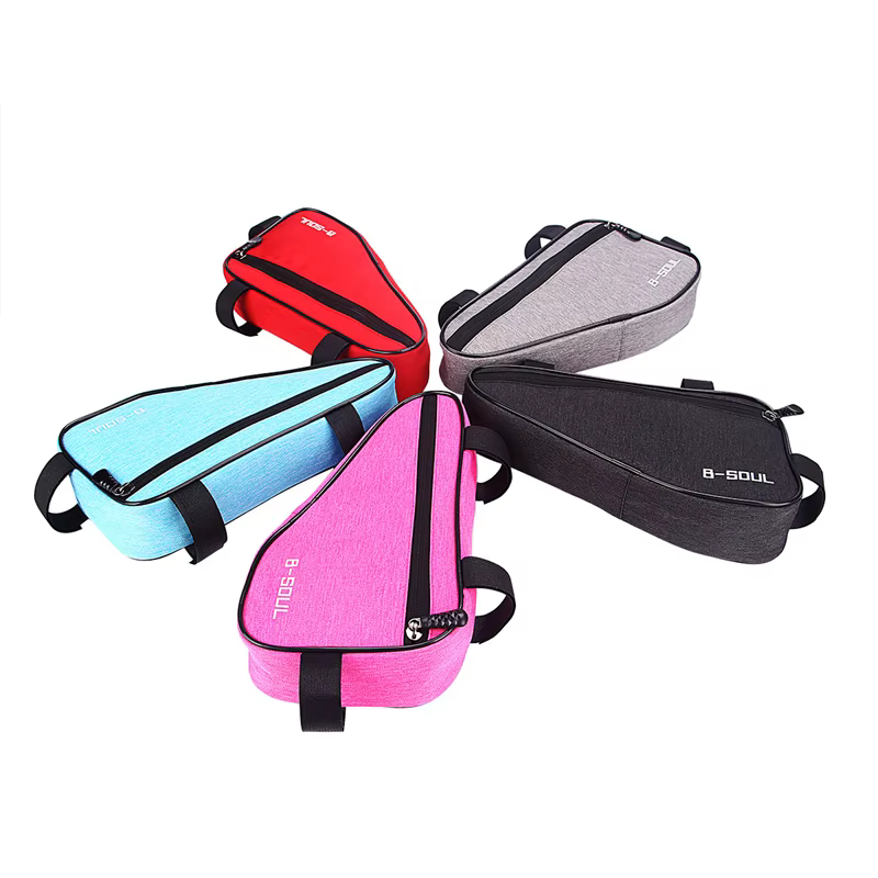 Sac triangulaire pour vélo, sac de rangement pour cadre avant de vélo, sacoche de selle, pochette de cyclisme VTT, sac de vélo polyvalent durable, accessoires de vélo