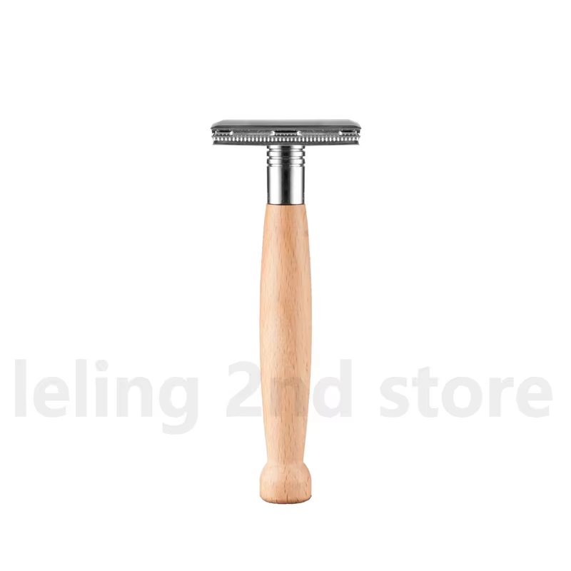 Rasoir de sécurité en bois pour hommes