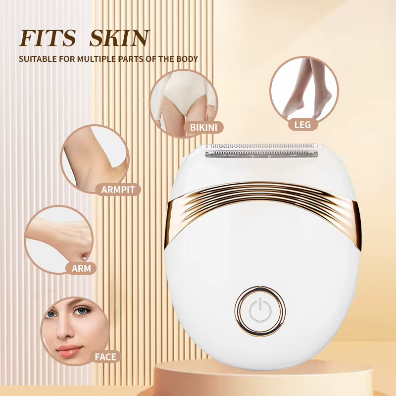 Épilateur électrique pour femmes tondeuse à cheveux rasoir Bikini aisselles bras jambe visage parties intimes dame