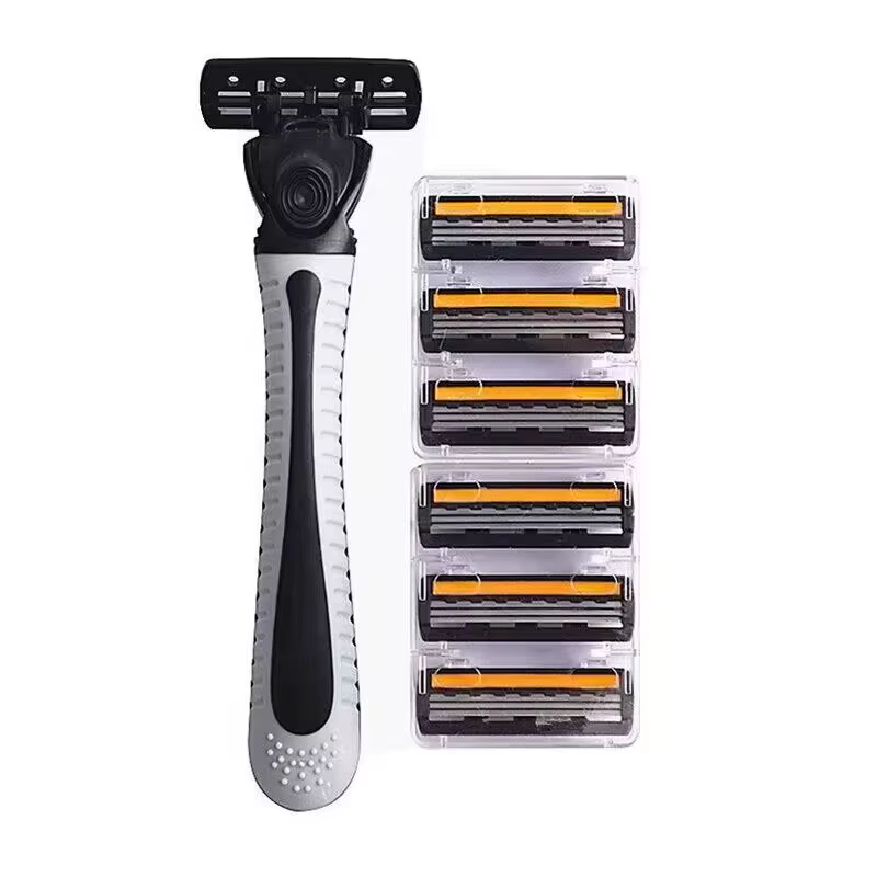 Rasoir à trois couches pour hommes, rasoir réutilisable, lame importée, multi-outils, changement de tête, tout nouveau design