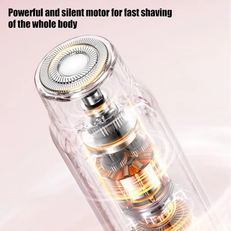 Épilateur électrique double tête rechargeable pour femme