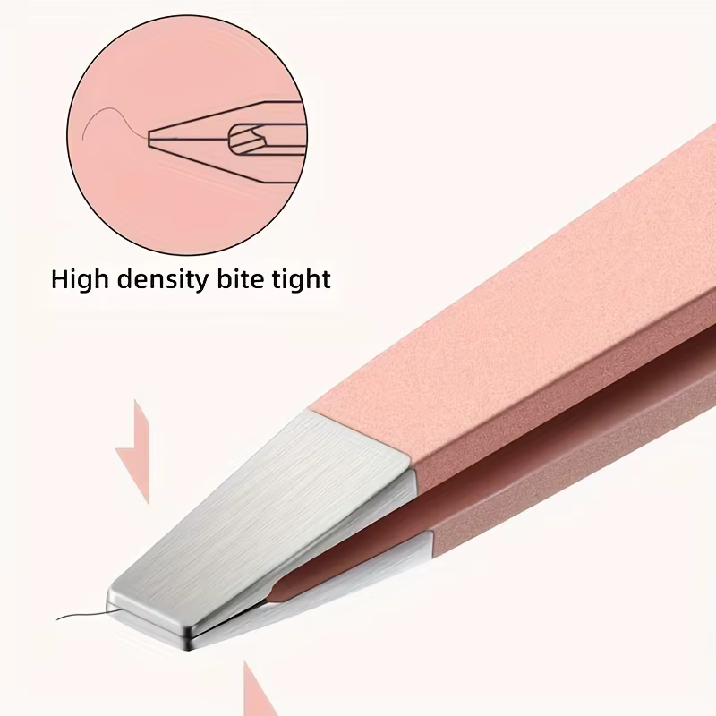 Ensemble de 1/4 pinces à épiler professionnelles pour la suppression des poils des sourcils