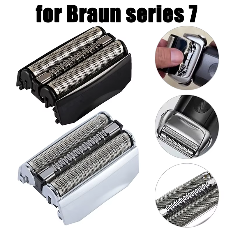Braun Series7 têtes de rasoir électrique de remplacement 70B 70SCompatible avec 720S 790CC 760CC 765CC 795CC 730 9565 750CC 9585 9591 7840S