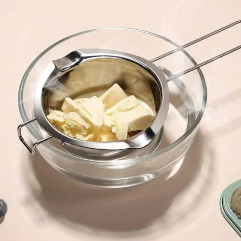 Pot à fondue pour cire de bougie avec poignée résistante à la chaleur pour faire fondre le chocolat, les bonbons et les fournitures de fabrication de bougies