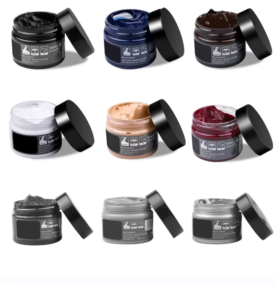 Kit de réparation de vinyle et cuir de voiture, nettoyant pour peinture du cuir, pour siège automobile, canapé, réparation du cuir, manteaux, trous, fissures, liquide sans chaleur