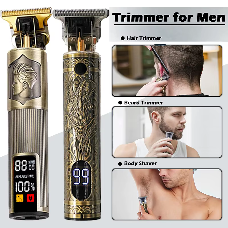 Tondeuse à cheveux électrique T9 pour hommes