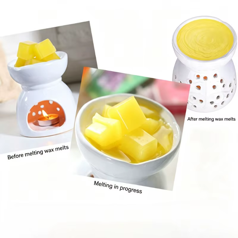 Cubes de cire solides parfumés aux huiles essentielles végétales, matériau pour bougies DIY, purificateur d'air, relaxant, parfum d'ambiance pour la maison, cires fondantes