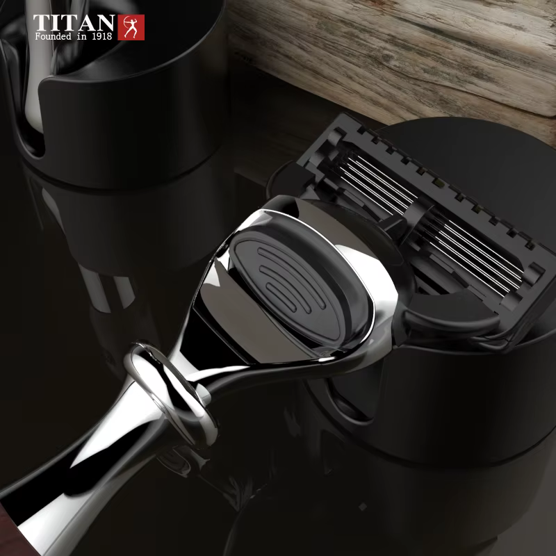 Titan – rasoir à 5 lames pour le rasage manuel et en douceur