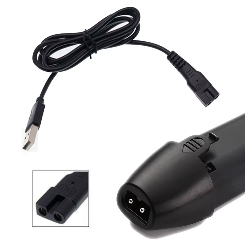 Câble de chargement USB universel pour tondeuse à cheveux électrique