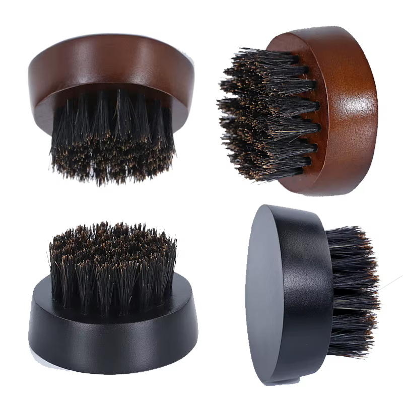 Brosse à barbe ronde pour hommes