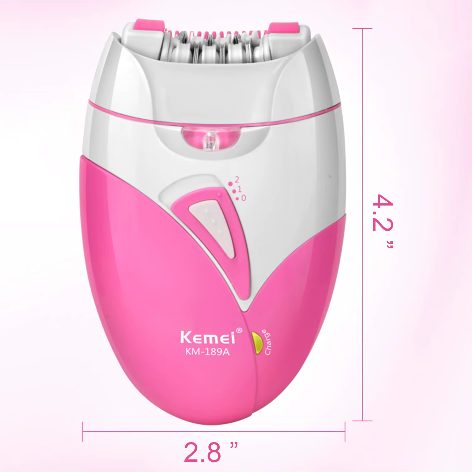 Kemei 189A femmes épilateur indolore Rechargeable corps épilation Machine électrique rasage partie privée Bikini