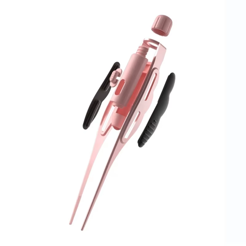 Pince à épiler LED pour cérumen, outil de nettoyage des oreilles pour enfants, outil de nettoyage des oreilles pour adultes, élimination du cérumen