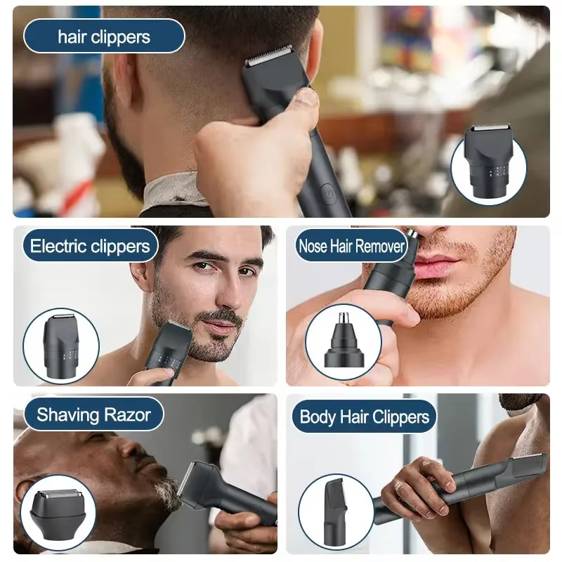 Tondeuse à barbe et tondeuses à cheveux électriques professionnelles pour hommes