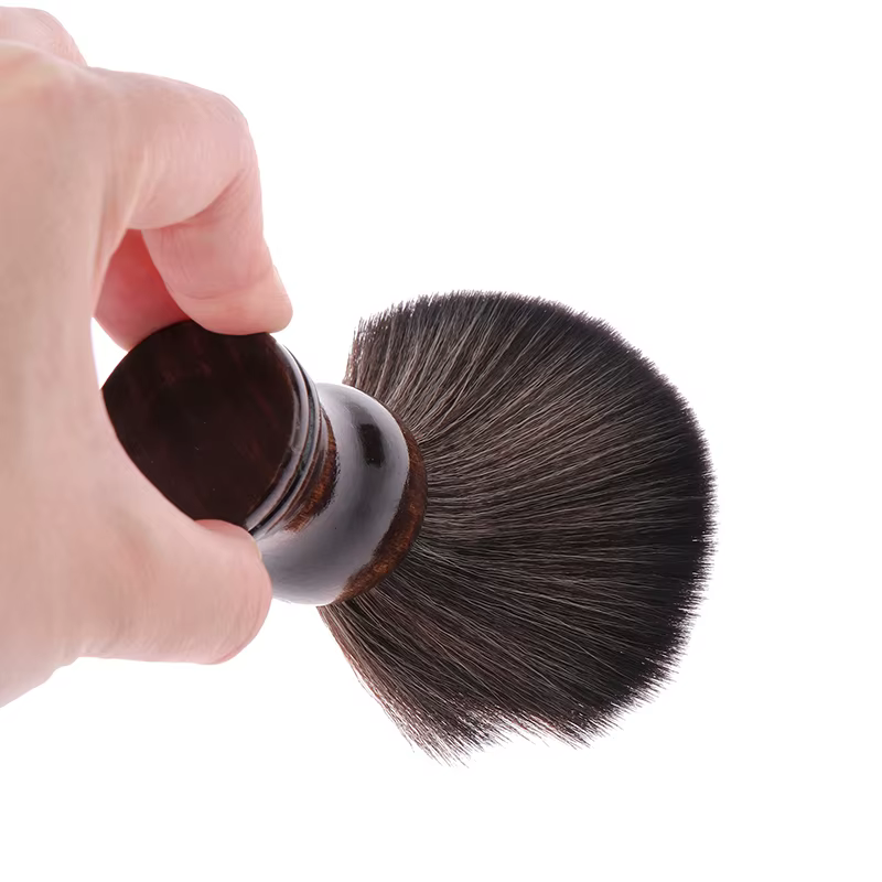 Brosse de rasoir naturelle avec manche en bois pour hommes