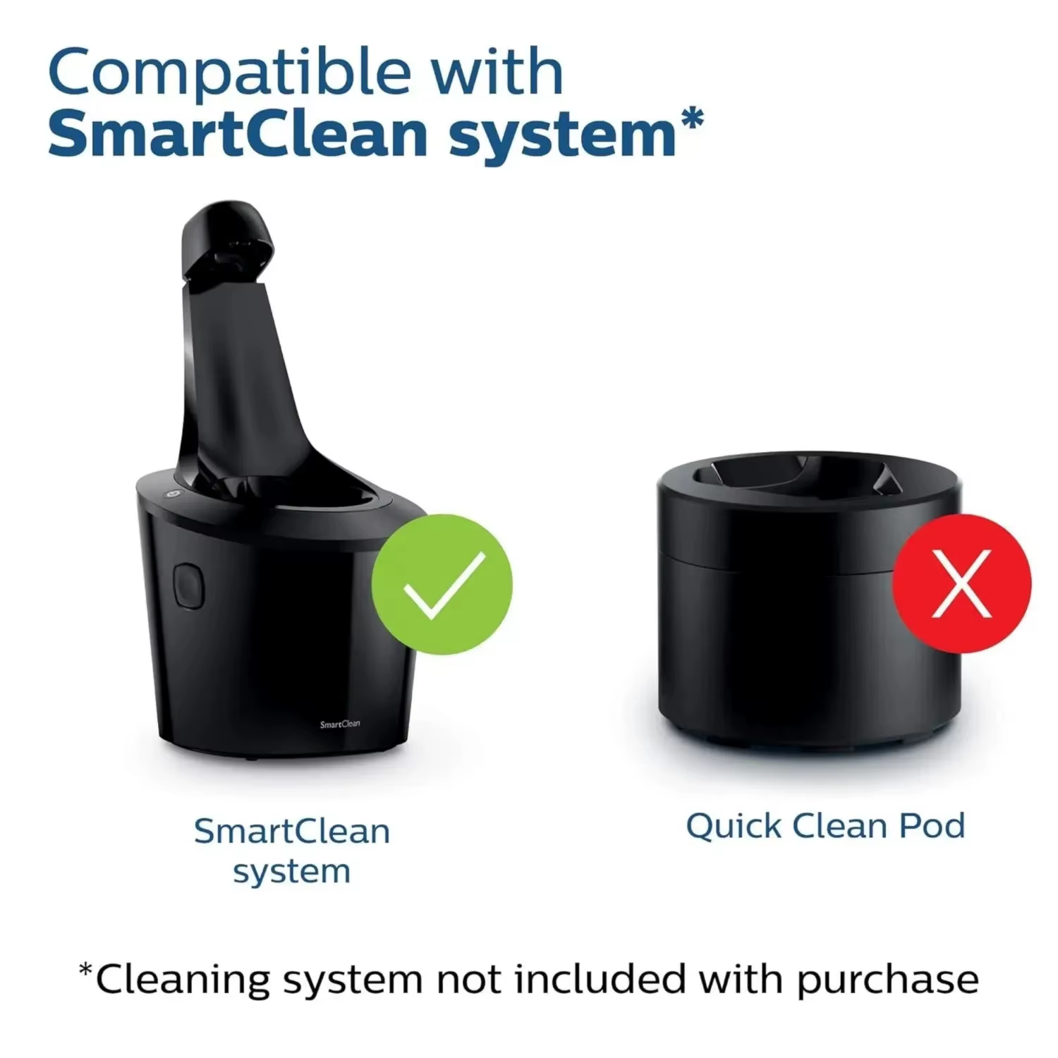 Cartouches de nettoyage de rechange liquides pour système Philips Norelco SmartClean