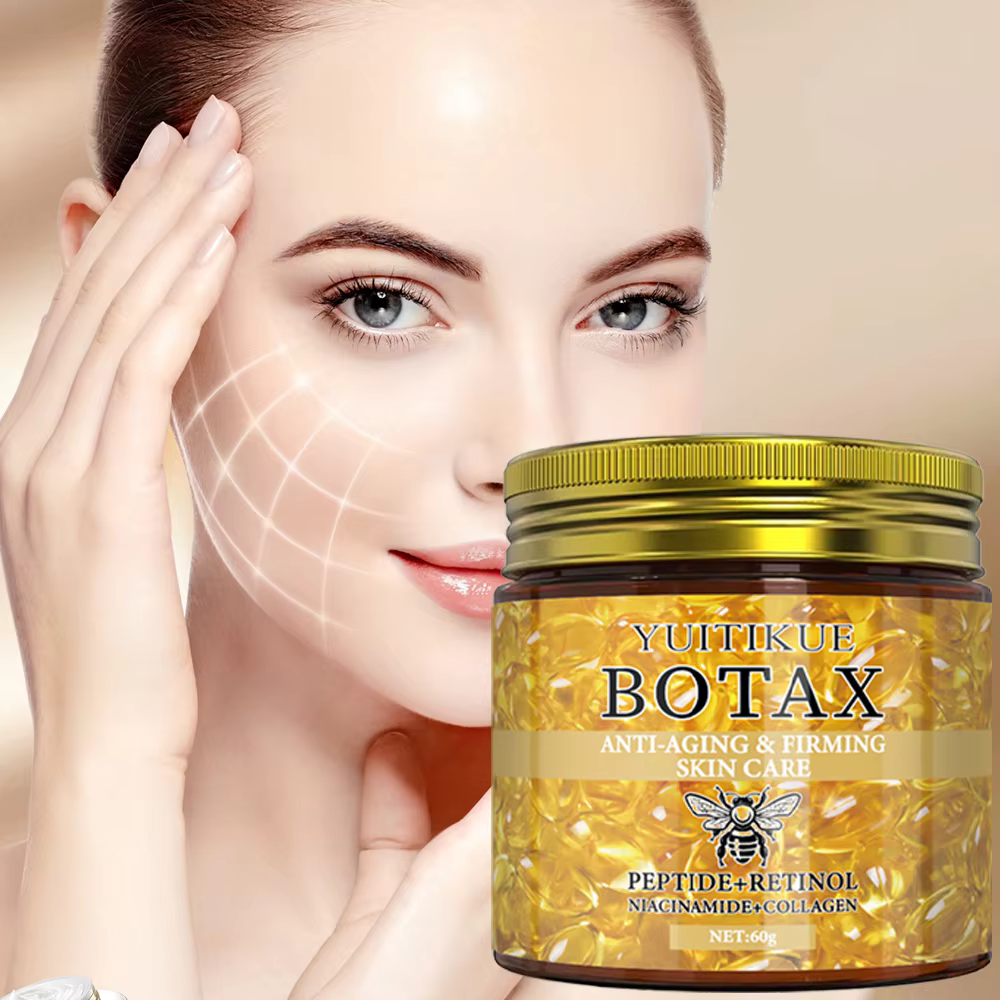 Crème visage effet BOTAX – Traitement liftant instantané et anti-rides avec formule non grasse peptidique