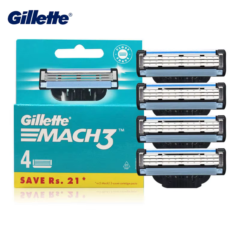 Original Gillette Mach 3 lames de rasoir Manul