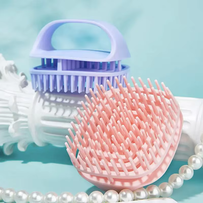 1 brosse de massage du cuir chevelu