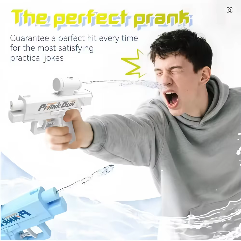 Pistolet à eau bidirectionnel, jouet de farce, pistolet à eau anti-stress, petit pistolet de jeu, interaction adulte-enfant en extérieur et en intérieur, tir, cadeau, 2 styles