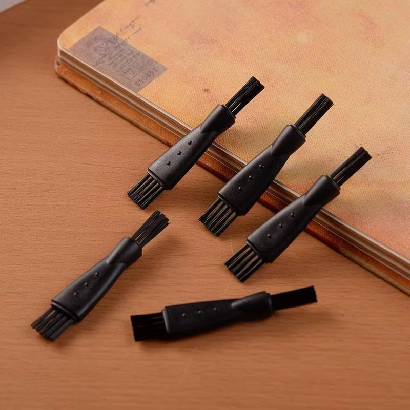 5 pièces rasoir électrique cisaillement nettoyage petite brosse moulin à café Nylon doux cheveux