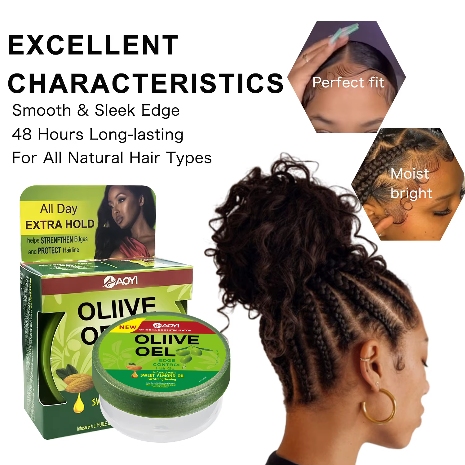 Gel de cire d'huile d'olive