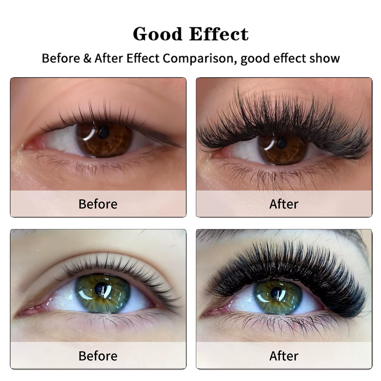 Winky Beauty Extension de cils individuelle B/C/CC/D/DD Faux vison Cilias