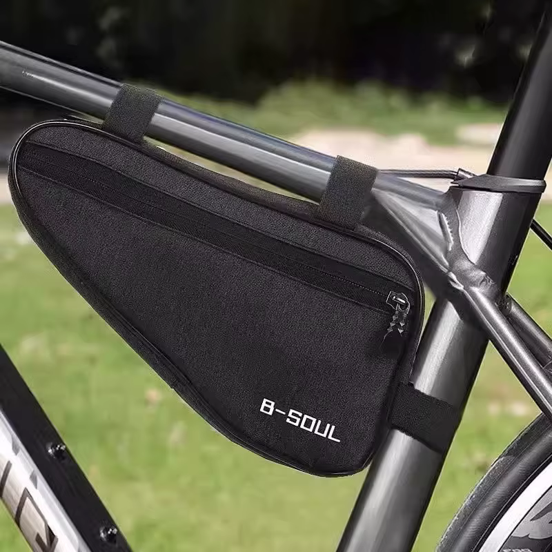 Sac triangulaire pour vélo, sac de rangement pour cadre avant de vélo, sacoche de selle, pochette de cyclisme VTT, sac de vélo polyvalent durable, accessoires de vélo