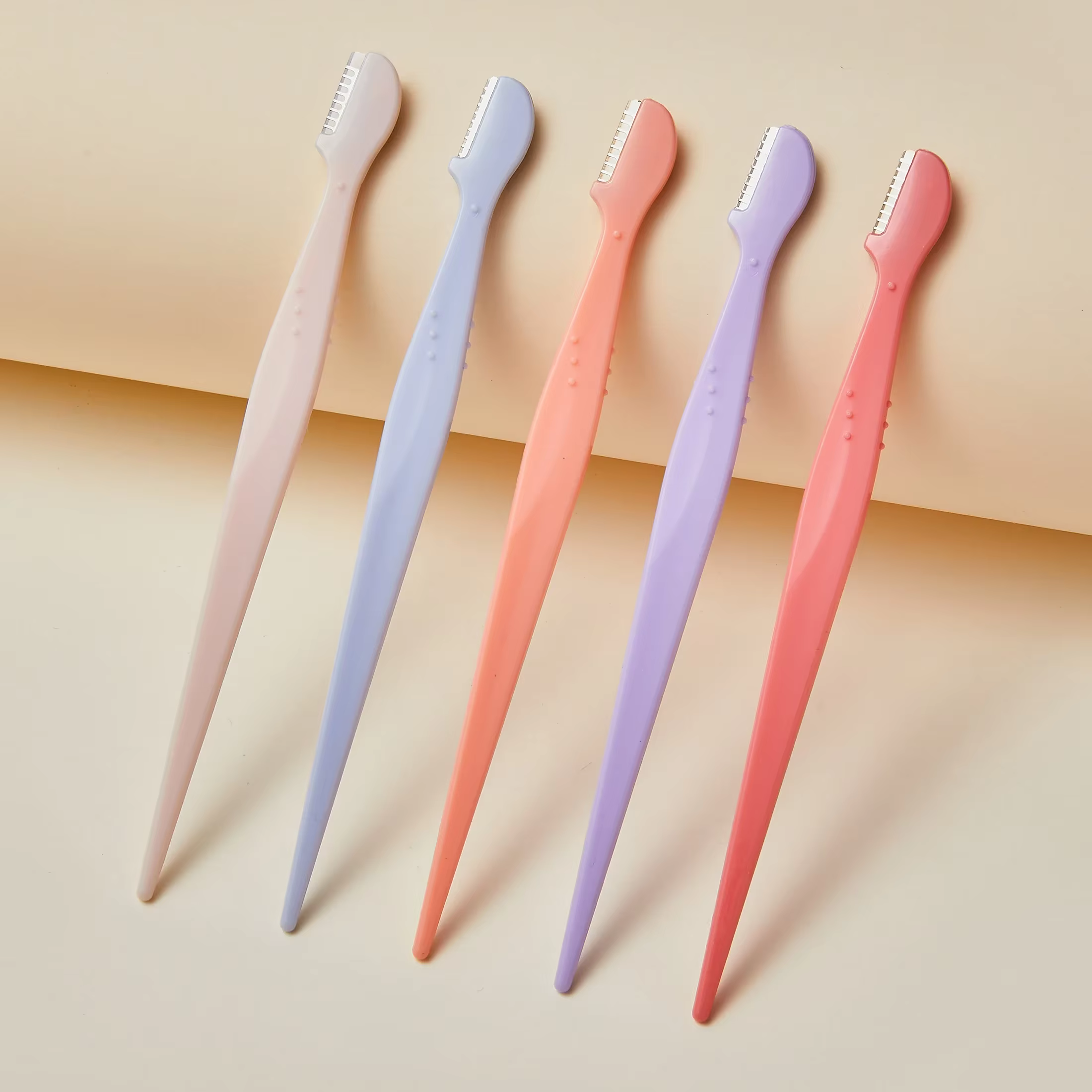 2/35 pièces Lames de rasoir portables pour sourcils et visage