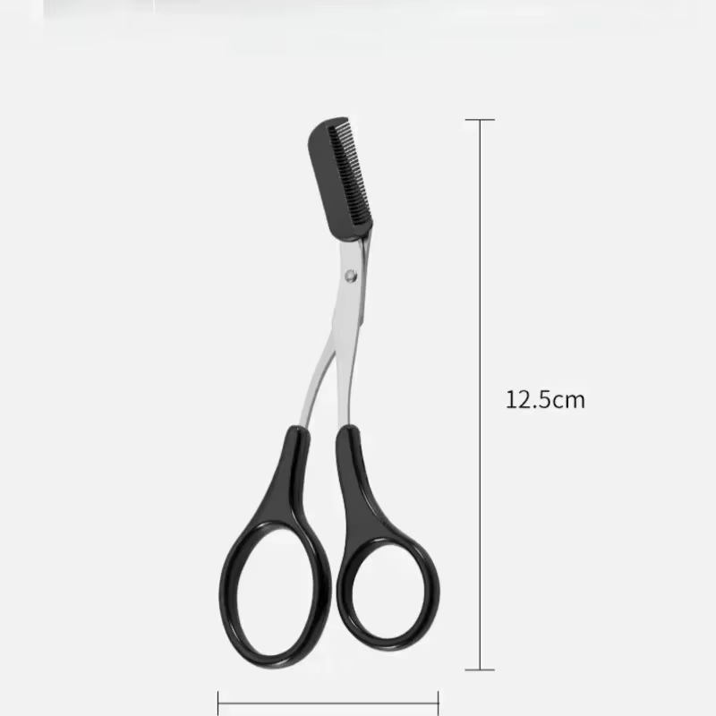 Ciseaux tondeuse à sourcils noirs