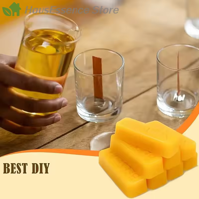 ※4/8 blocs de cire d'abeille pure