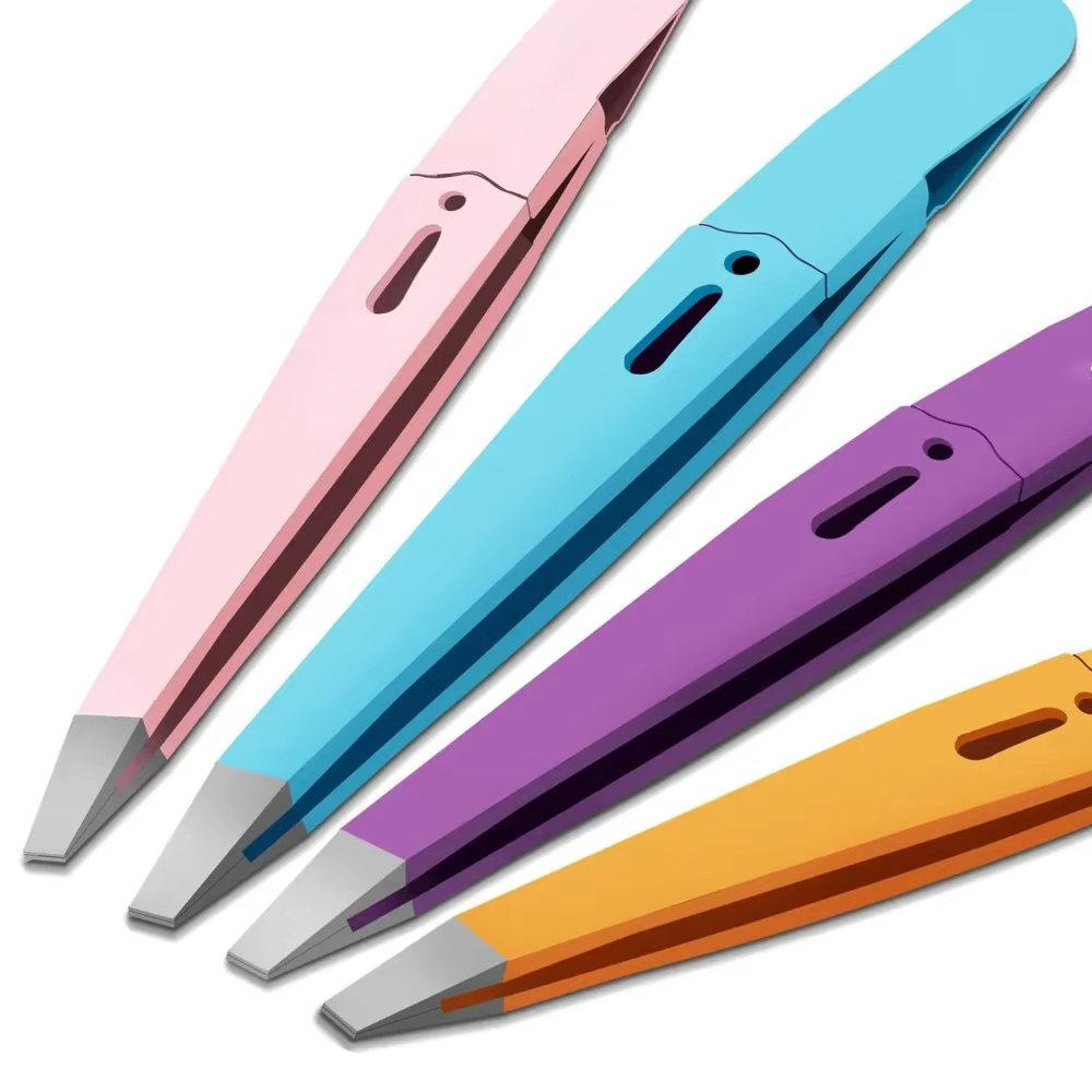 Pince à sourcils colorée de haute qualité