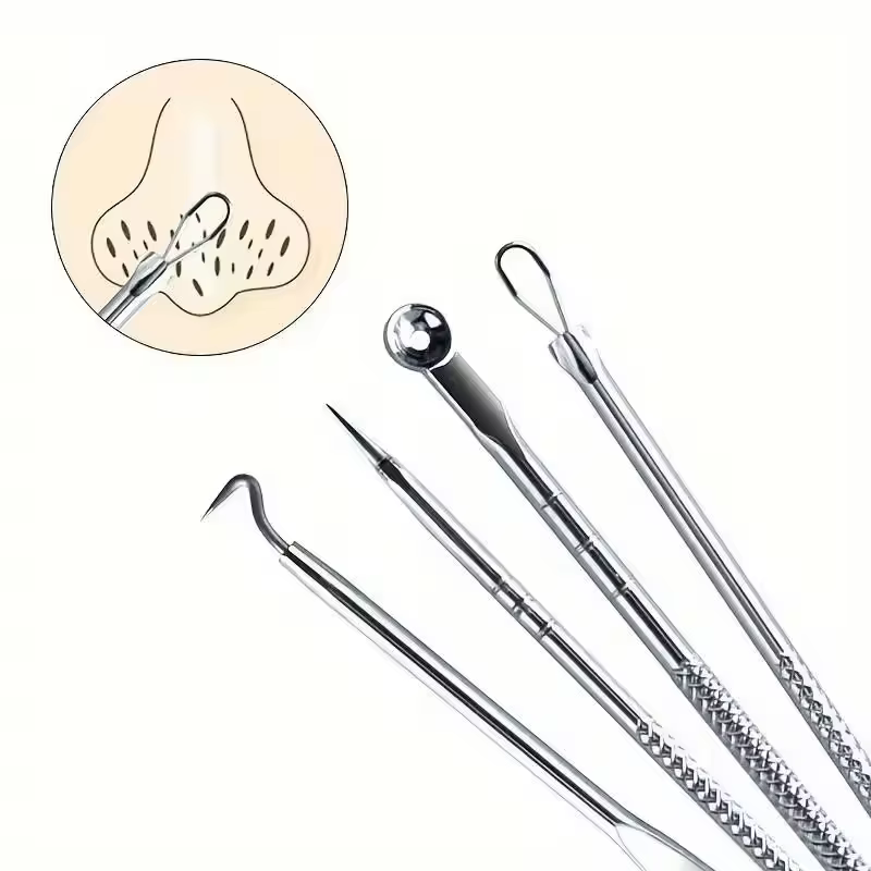 Pince à épiler ultra-fine pour points noirs et boutons