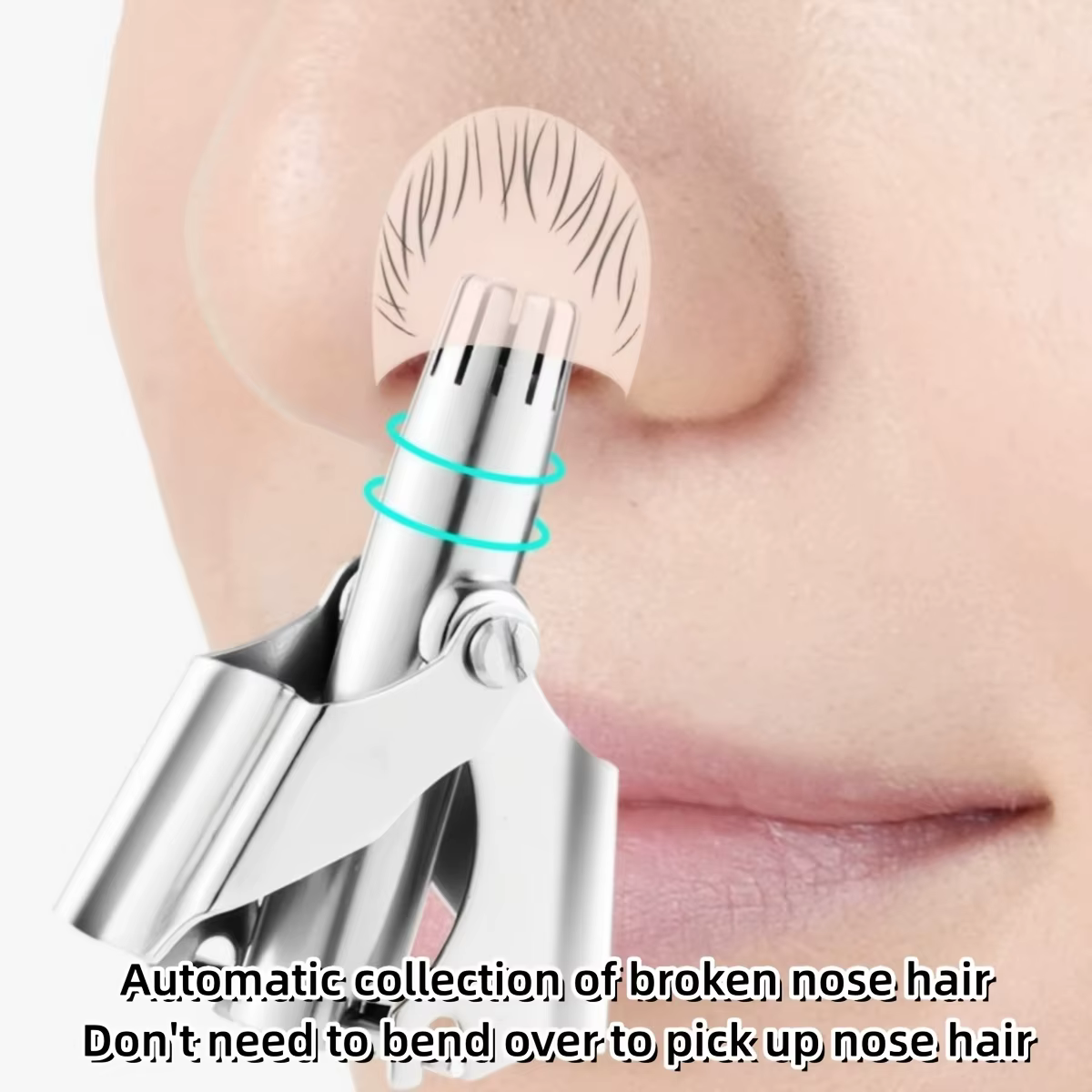 LISI lavable Portable manuel nez tondeuse pour hommes et femmes étanche en acier inoxydable oreille