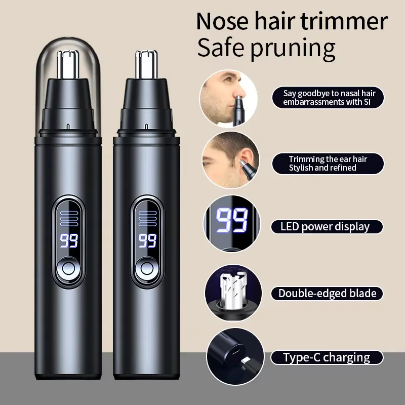 Mini tondeuse à cheveux de poche pour le nez et les oreilles