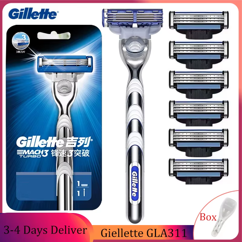 Gillette-Rasoir Mach3 à 3 couches pour hommes